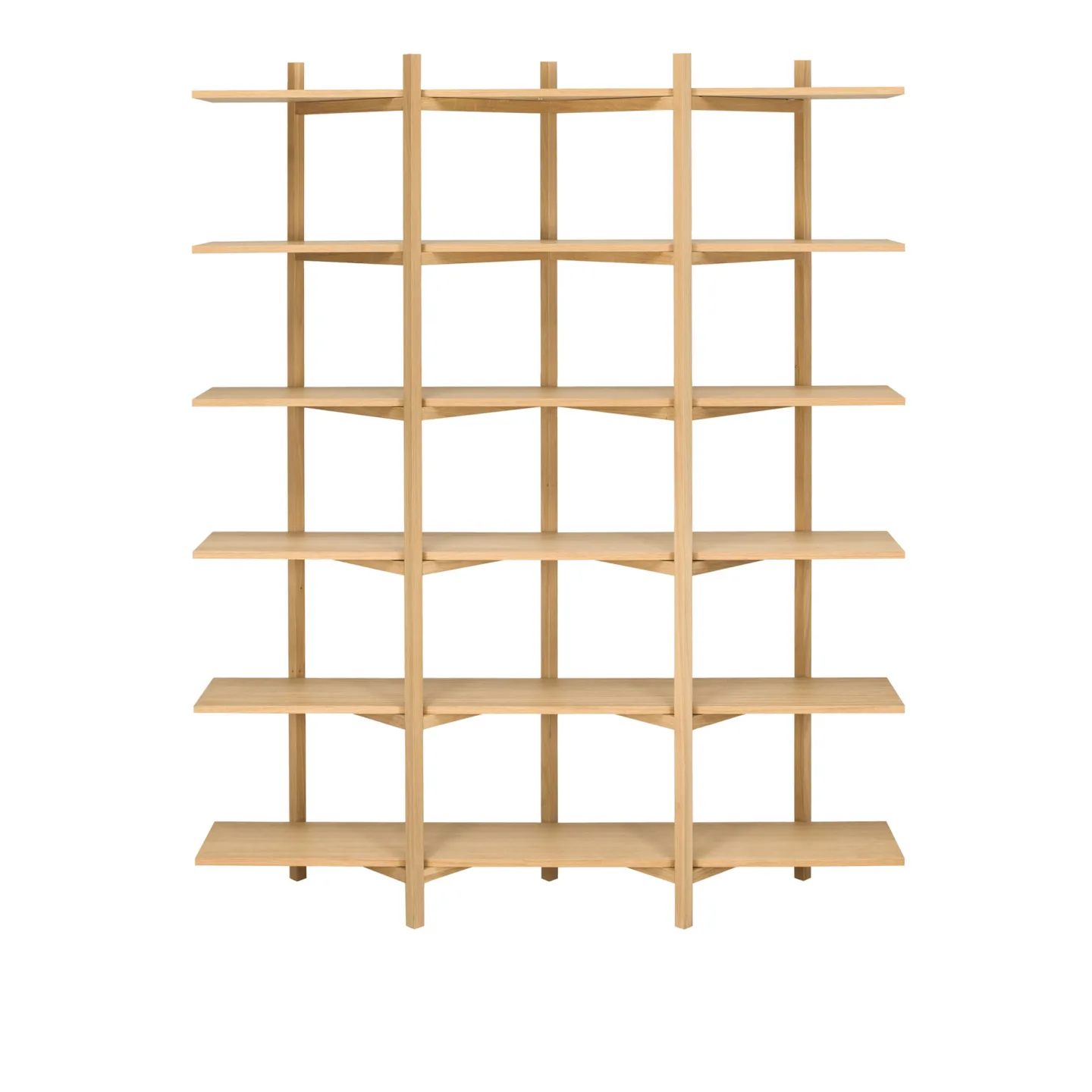 HEM - Zig Zag Shelf High - Oak - Hyllor - Studio deFORM - Träfärgad - Trä