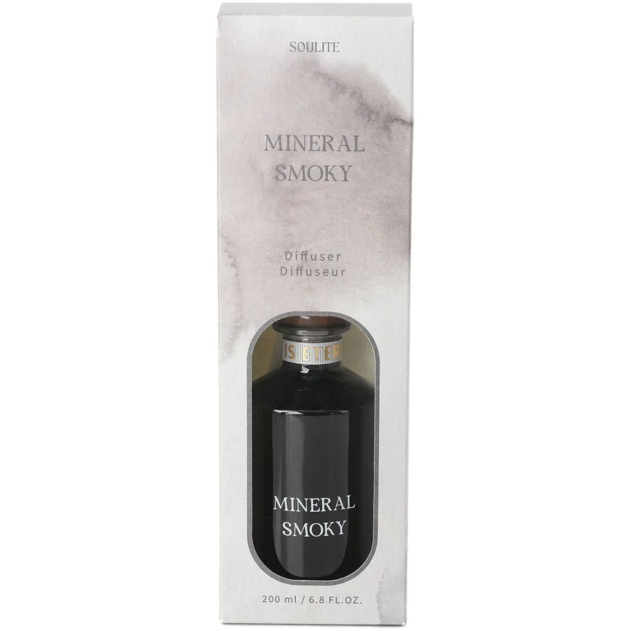 Diffusor Urban grau 200 ml - Material: Glas, Rattan