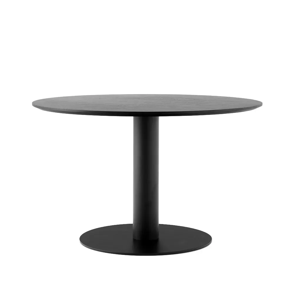 &Tradition In Between SK12 matbord svartlackad ek, mattsvart metallstativ