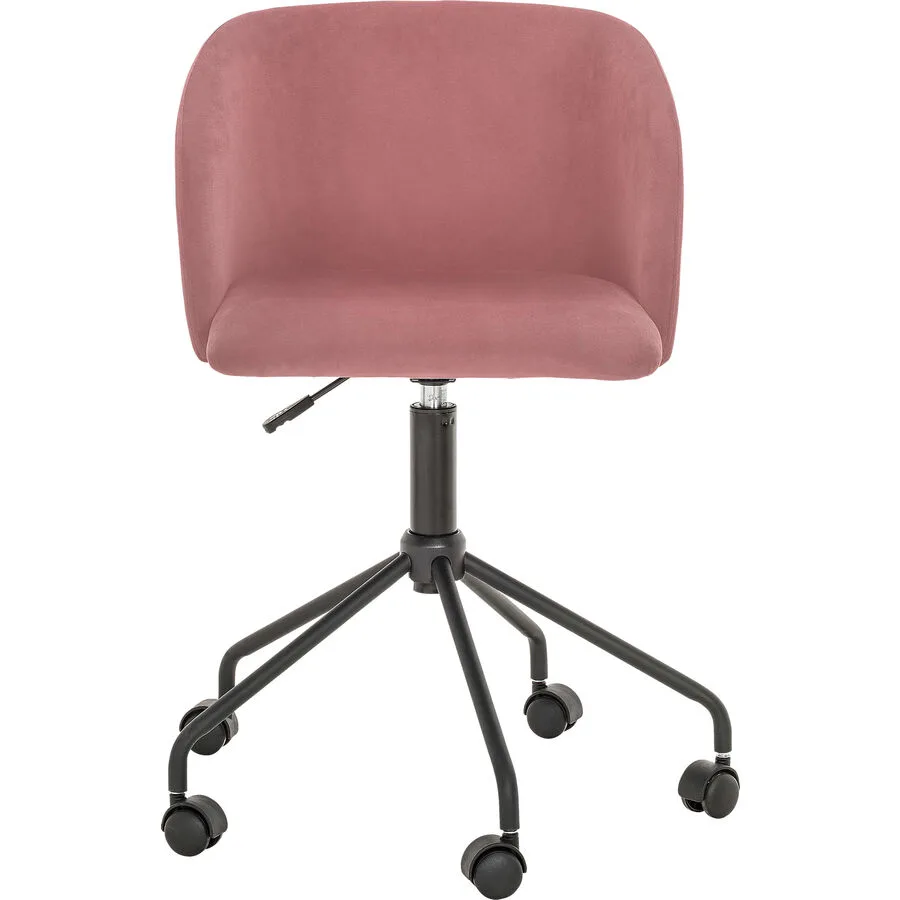 Bürostuhl Lia weinrot Metall/Alu/Kunststoff H 82 cm