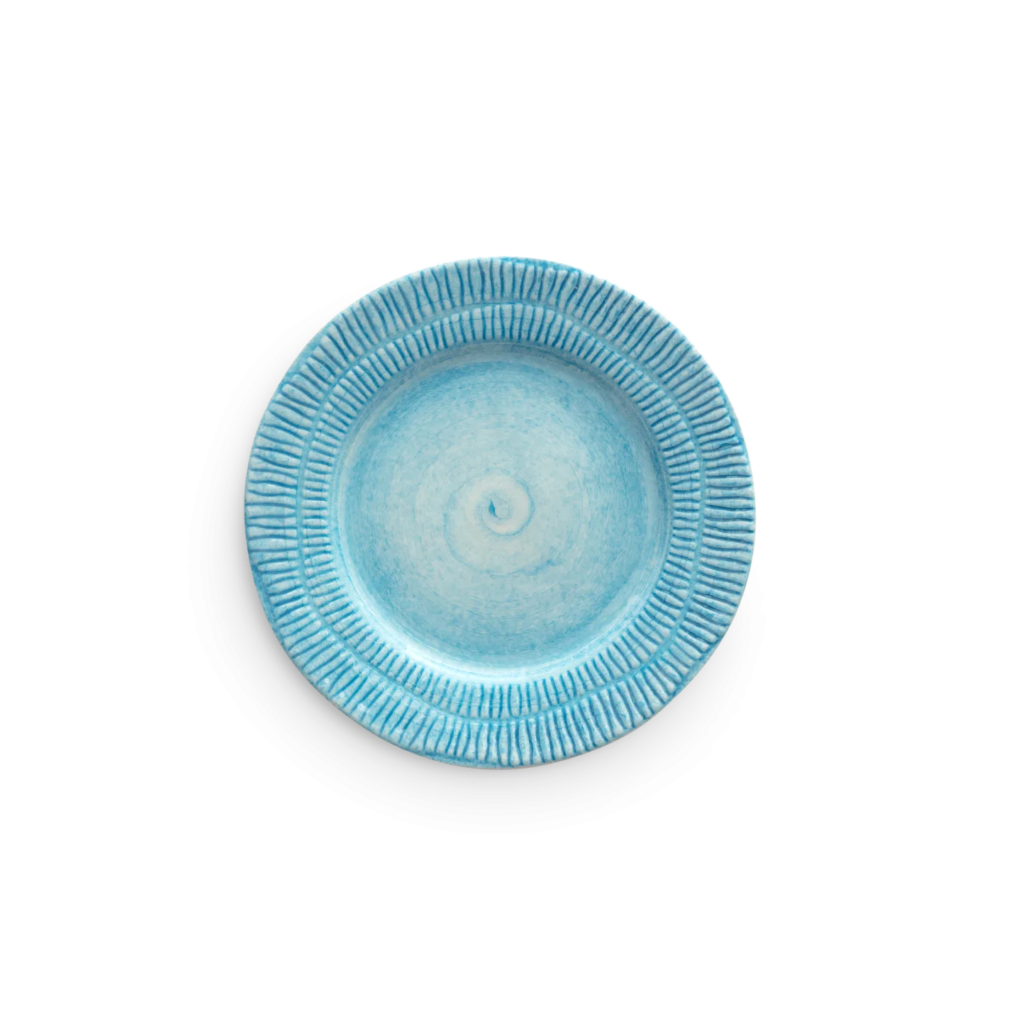 Mateus - Stripes Tallrik 21 cm Turkos - Assietter - Blå - Sten