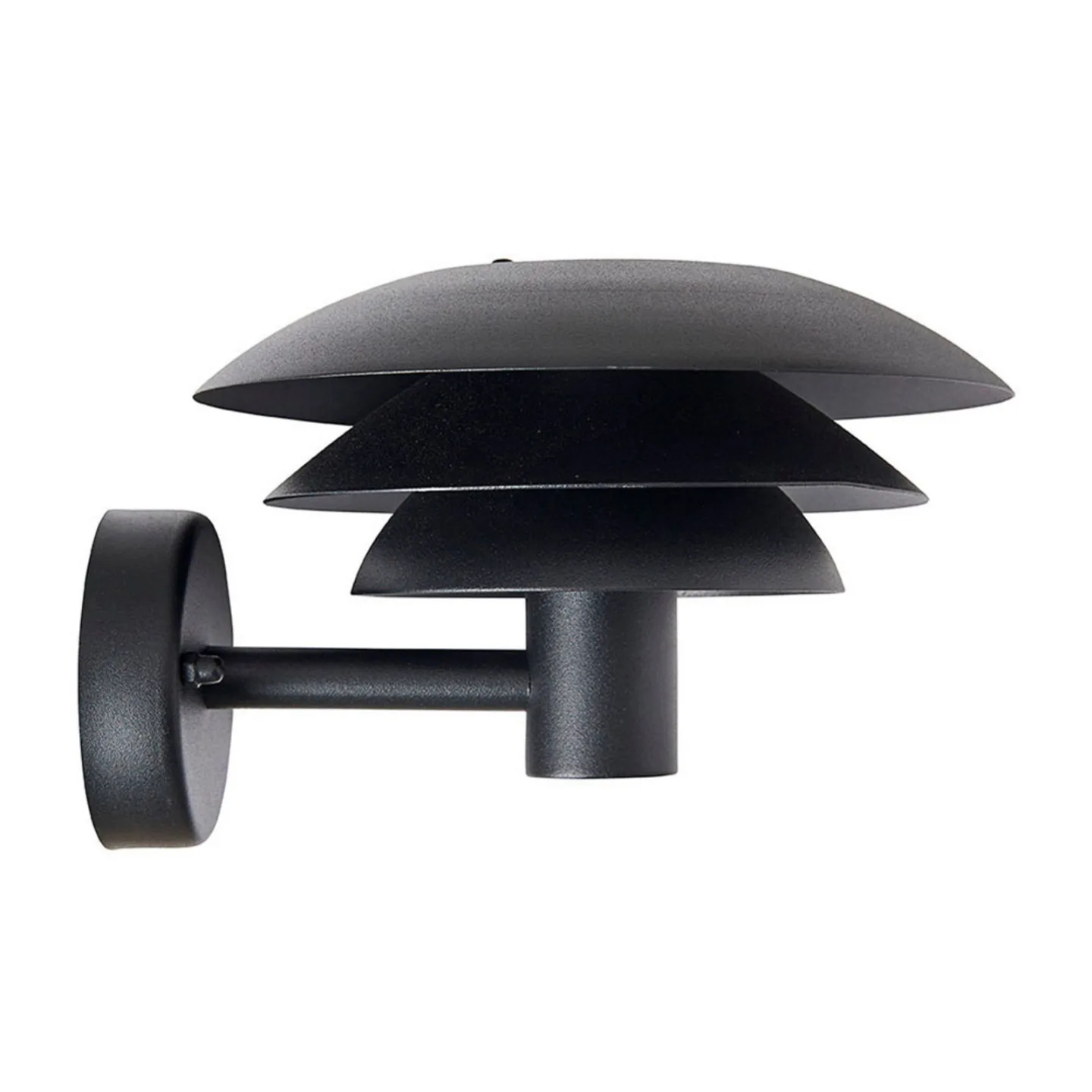 DL20 utendørs vegglampe matt svart - Dyberg Larsen - Design - Metall - Med en lyskilde