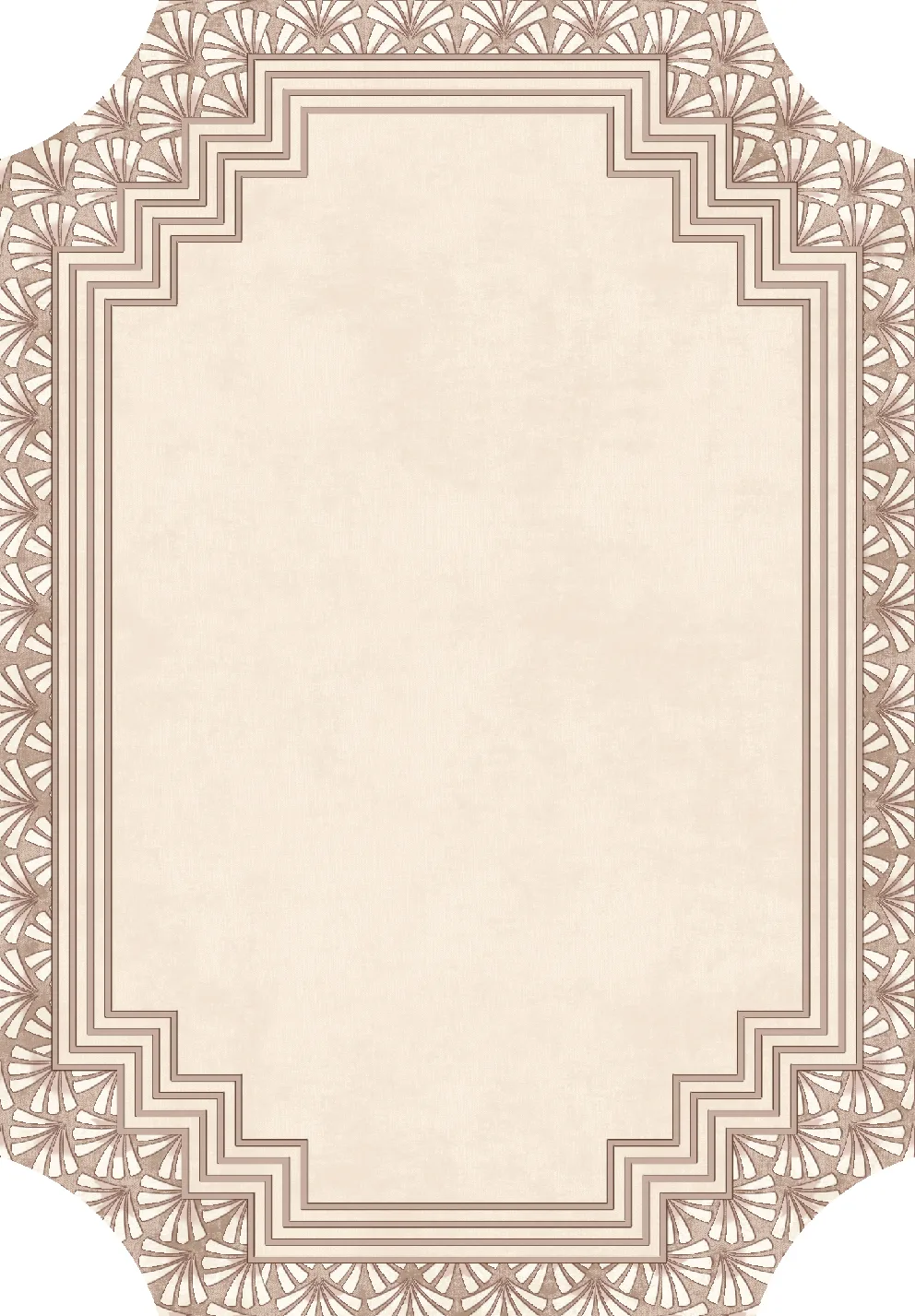 Wilton-teppe - Cleo (beige) (Størrelse: 200 x 280 cm)