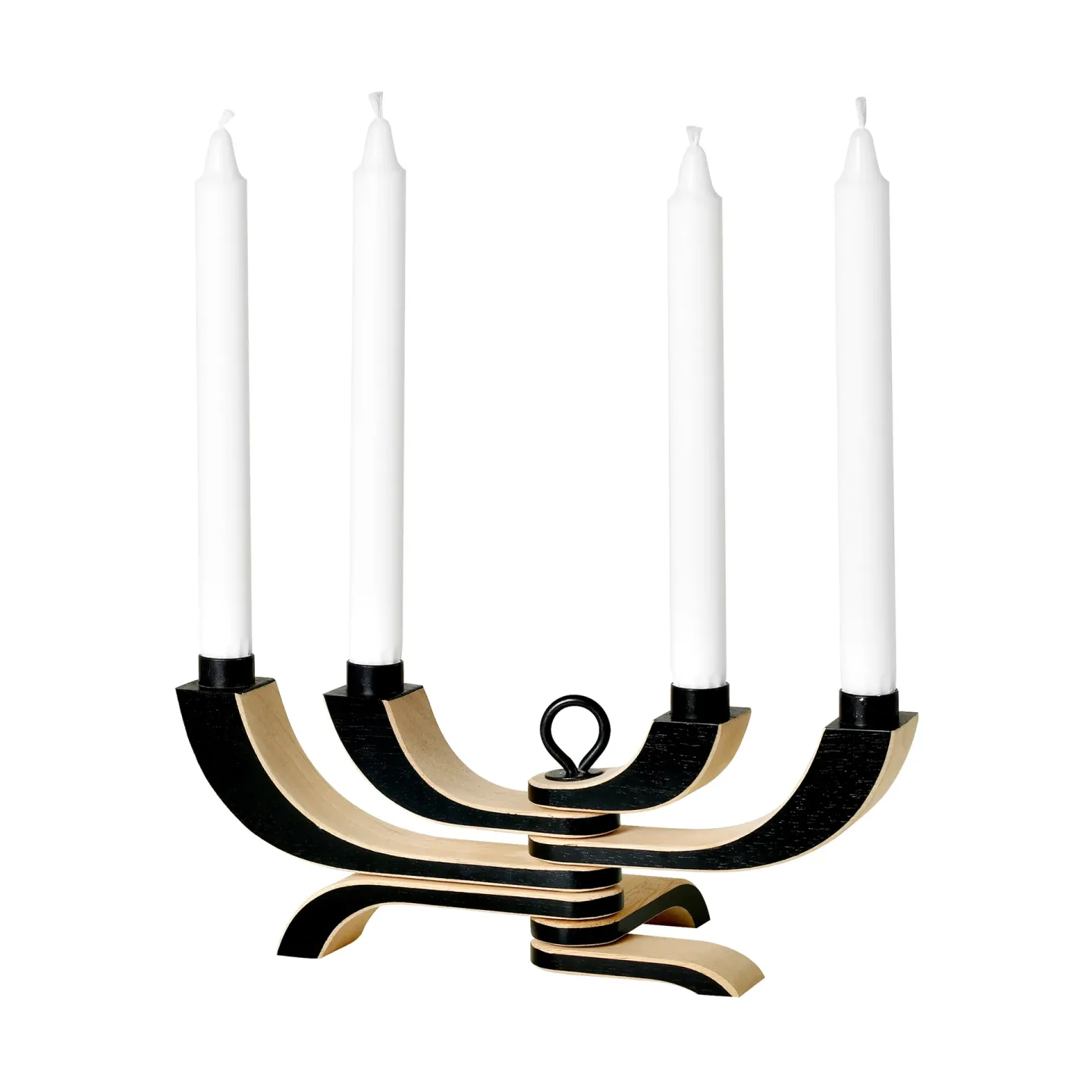 Design House Stockholm Nordic light ljusstake 4 armar Svart