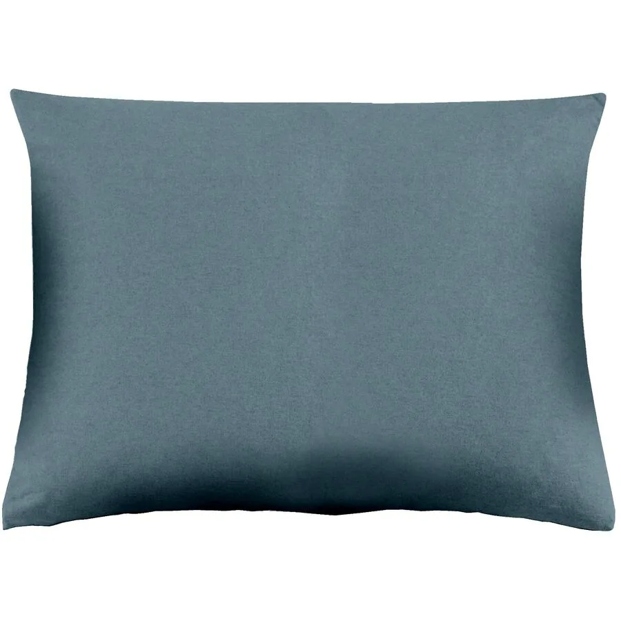 Kissenbezug Bettina petrol Einfarbig Baumwolle B 65 T 100 cm - Material: 100% Baumwoll-Flanell