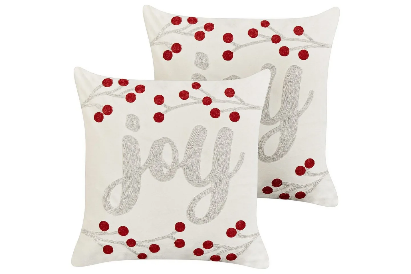 Prydnadskuddar Praline set om 2 -