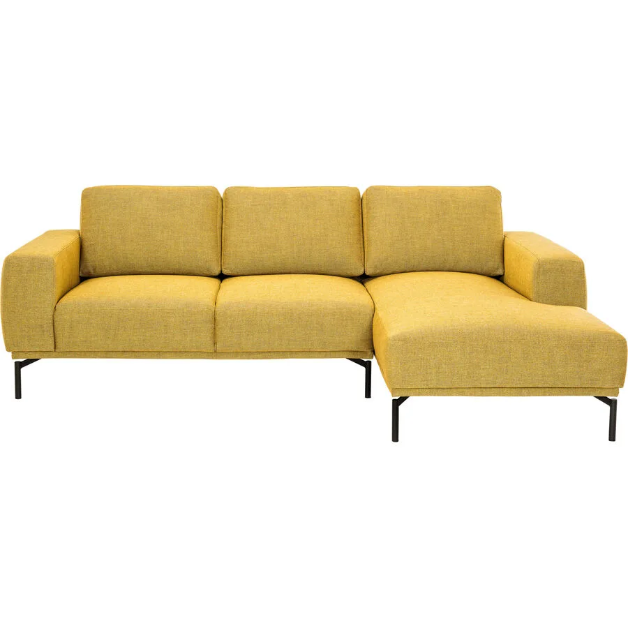 MyDeal Ecksofa Maja Rechts Stoff senf B 243 T 162 cm - Möbel Konfigurator: Traummöbel individuell zusammenstellen