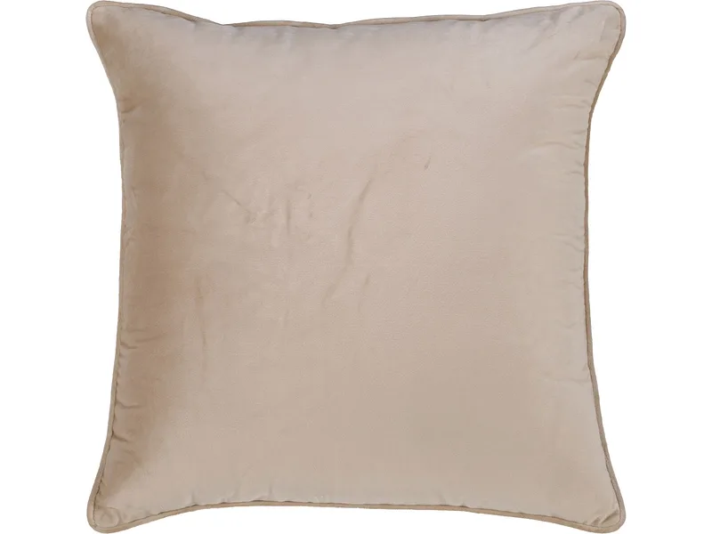 Kissenbezug VELVET 50x50cm beige unifarben