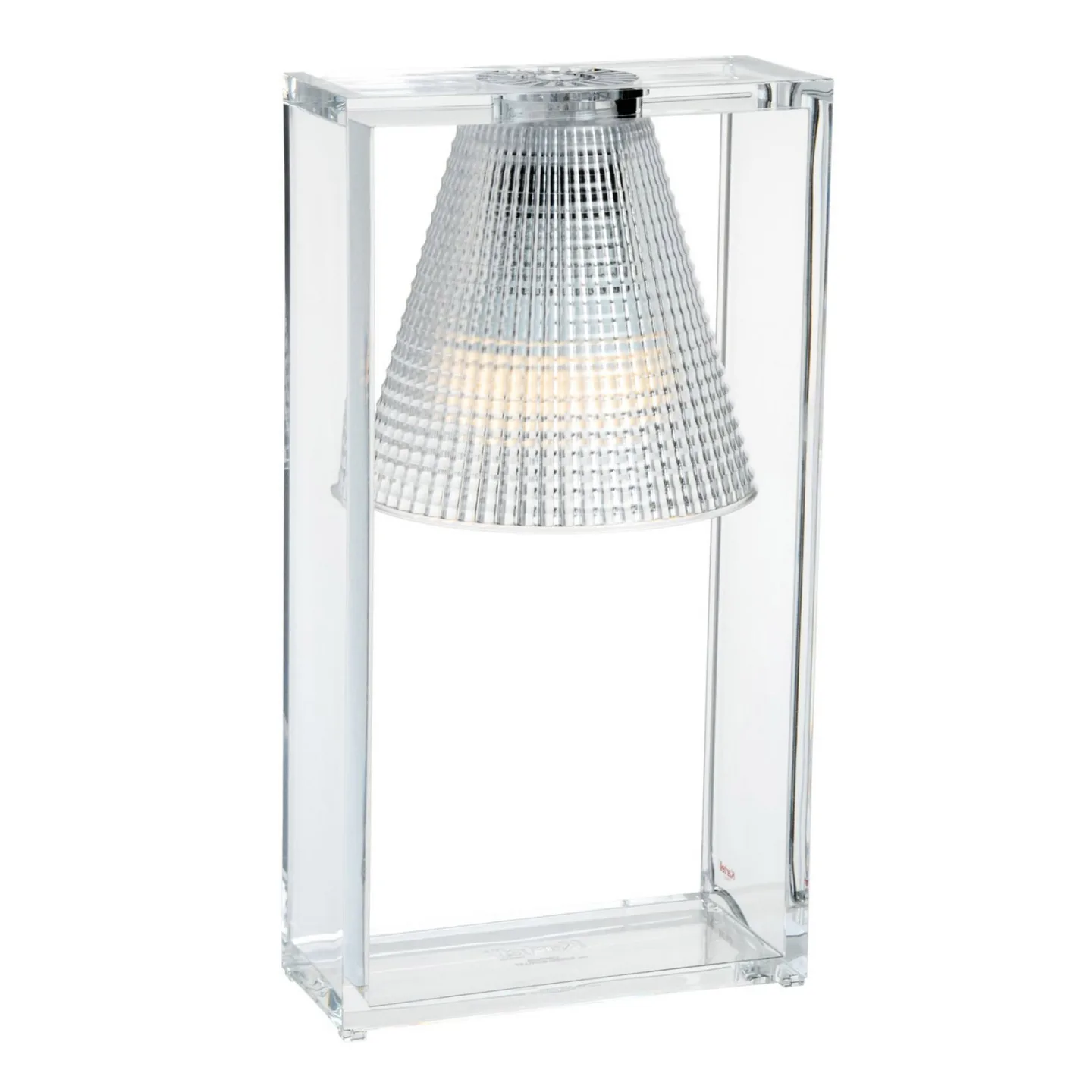 Light Air Bordlampe Sculped Krystall - Kartell Light-Air - Stue - Design - Plast - Med skjerm