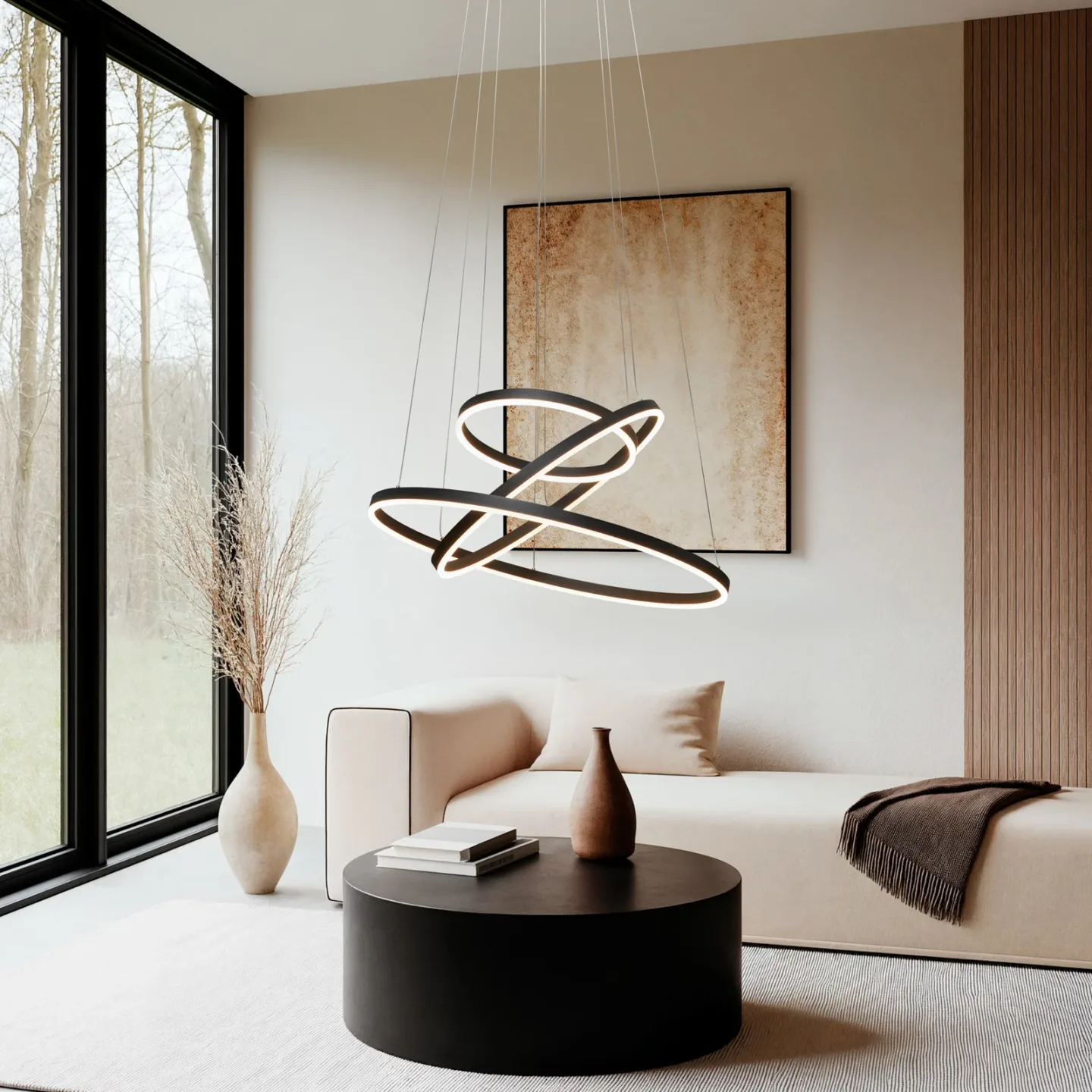 Albiona 3 Taklampa Black/White - Arcchio - Vardagsrum - Modern - Metall - Med flera ljuskällor
