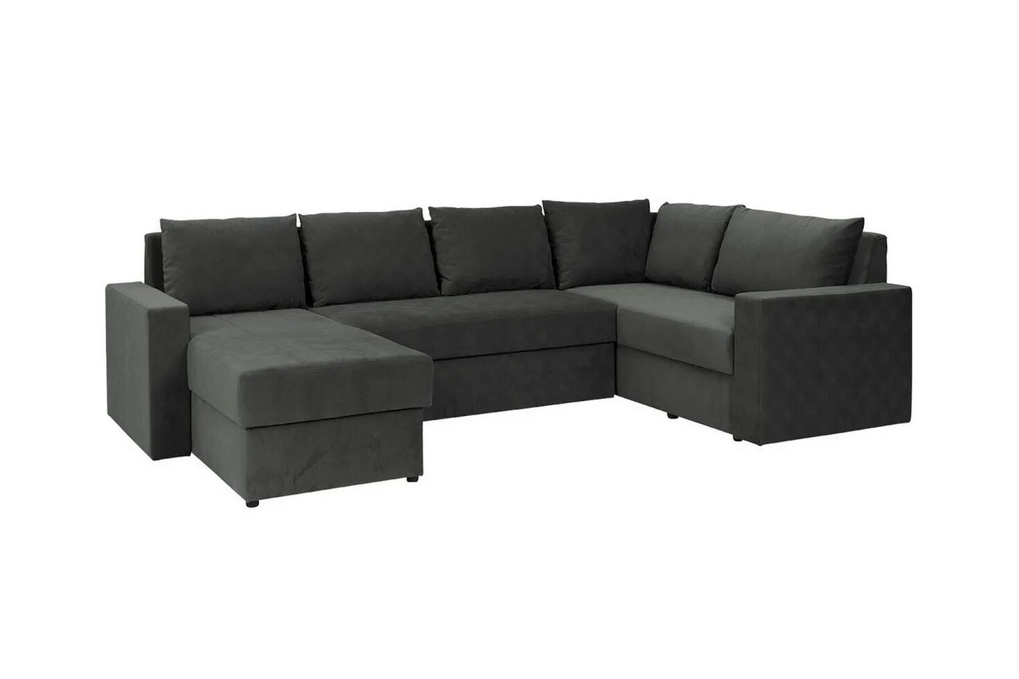 Staffin 4-sits Hörnbäddsoffa Dark grey -