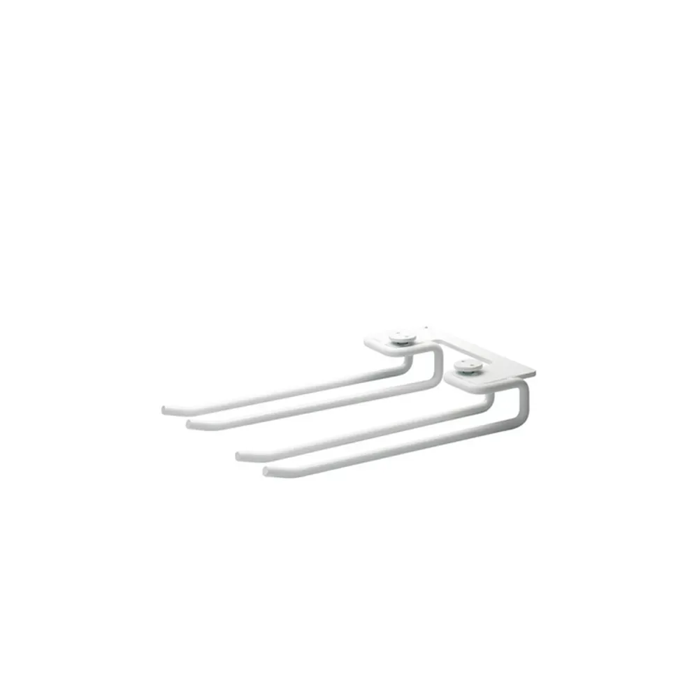String String Gläserschiene 2er Pack Weiß, 20cm