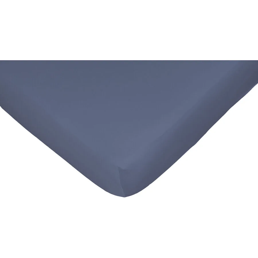 Nobilium Fixleintuch Nela moonlight blue 180 x 200cm - Material: 95% Baumwolle 5% Elasthan