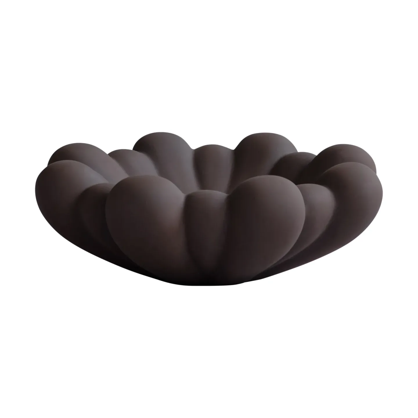 101 Copenhagen Bloom Tray Schale medio Ø28,5 cm Chocolate brown