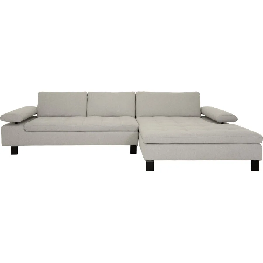 Ecksofa Tommaso Grau Stoff 326 cm 194 cm - Möbel Konfigurator: Traummöbel individuell zusammenstellen