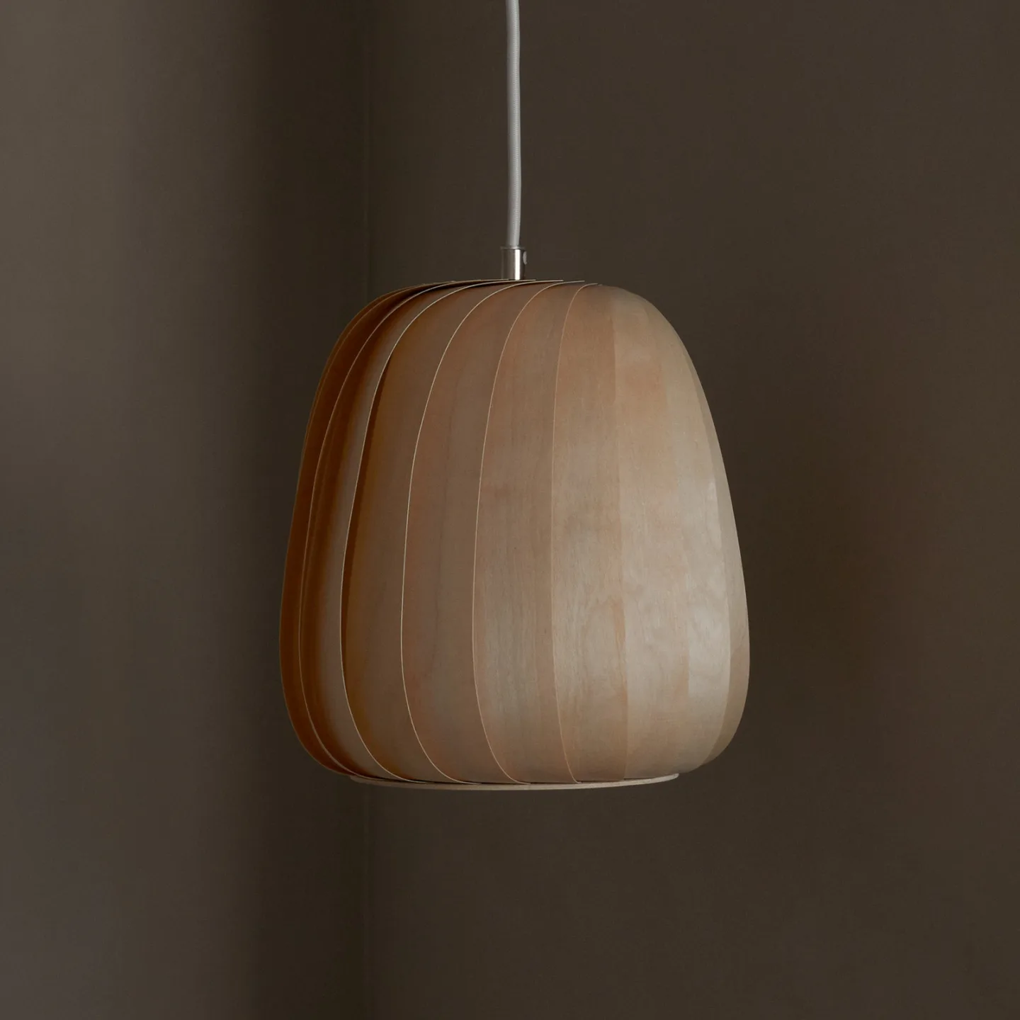 ST906 Pendelleuchte 25x42 Birch Natural - Tom Rossau - Wohnzimmer - Holz