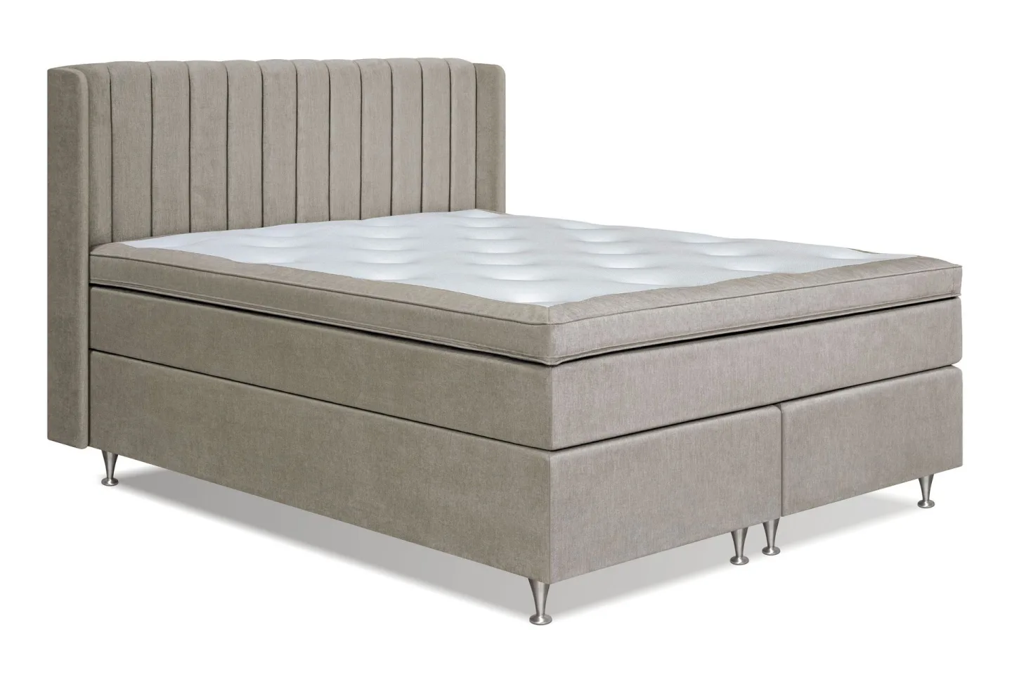 Joluma Sängpaket Fast 160x200 cm - (+Fler val) 160x200 cm Beige