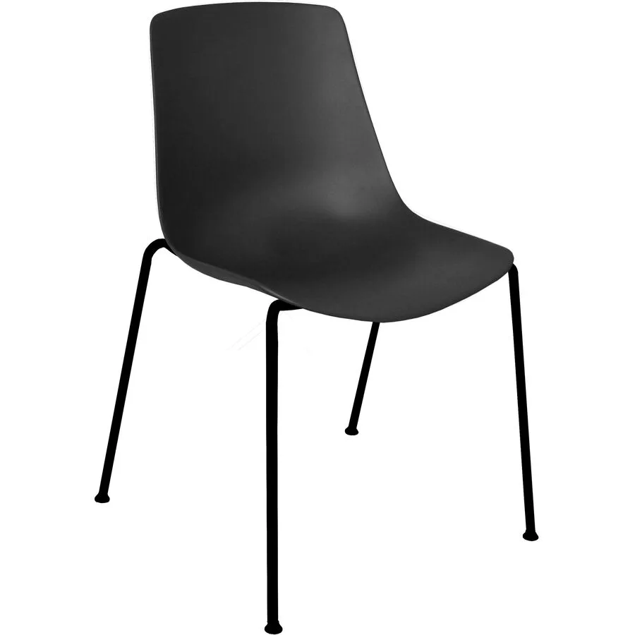 Bürostuhl Livio schwarz Polypropylen H 88 cm