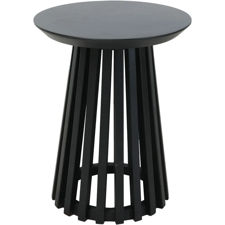 Beistelltisch Kenas Schwarz Holz 40 cm
