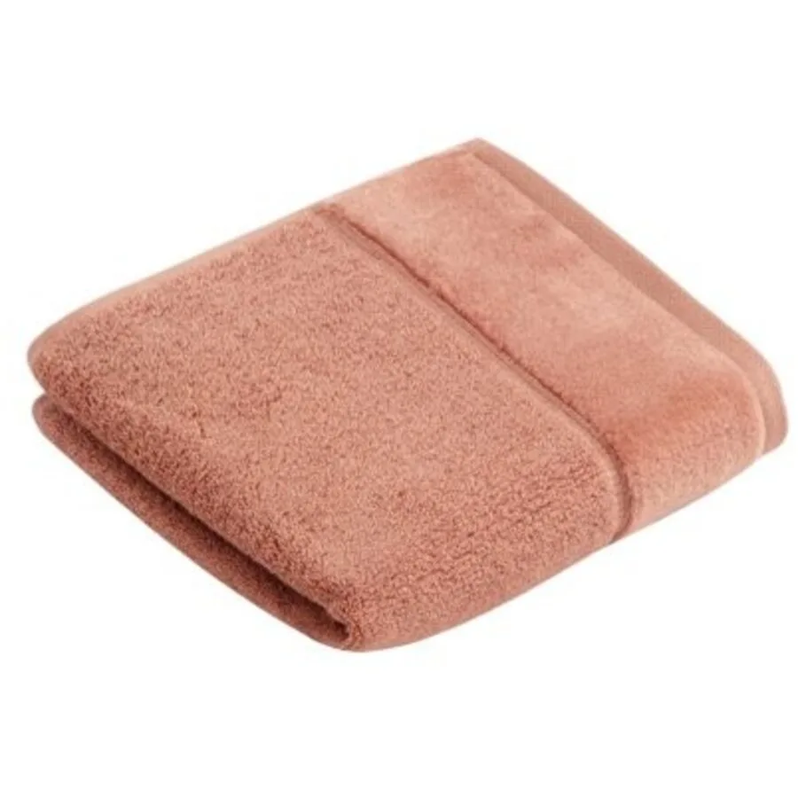 Vossen Gästetuch Pure Red wood 100% Bio-Baumwolle