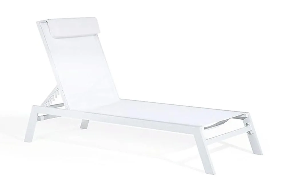 Catania Ii Solsäng 66\|190 cm - Vit