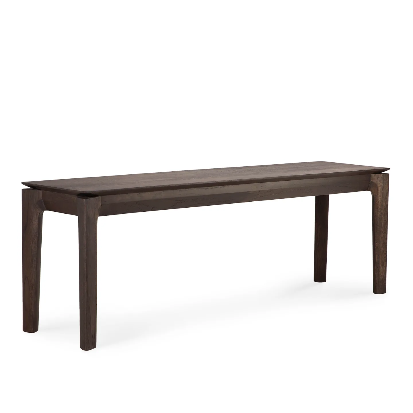 Ethnicraft - Bok Bench - Varnished Oak - Brown -126 x 35 cm - TV-bänkar - Alain Van Havre - Brun - Trä