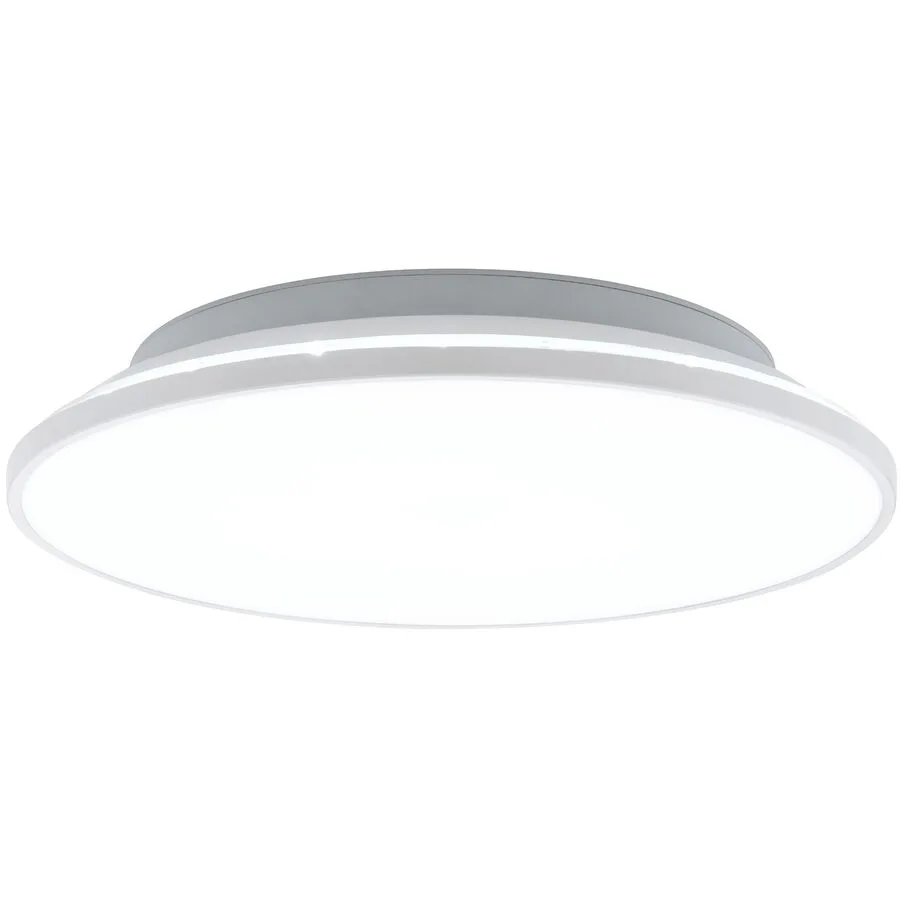Eglo Deckenlampe Crespillo Weiss Kunststoff 0 cm 0 cm - LED - Lichtfarbe: Helles Neutralweiss - LED Energiesparlampen