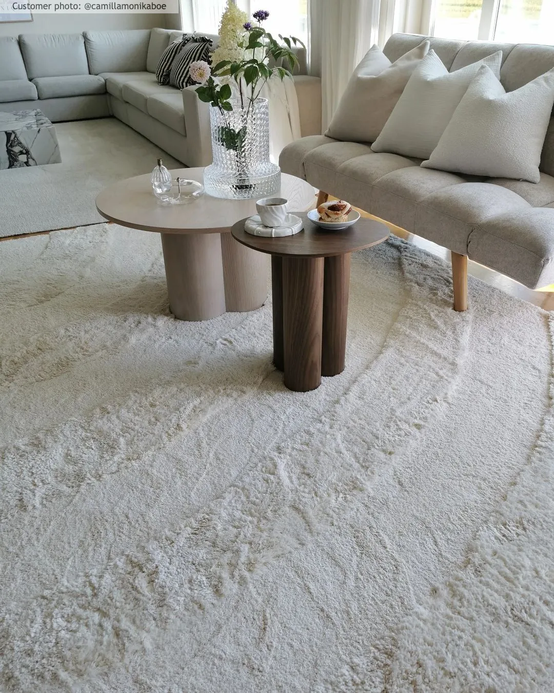 Ryetepper - Vienne (offwhite) (Størrelse: 160 x 230 cm)