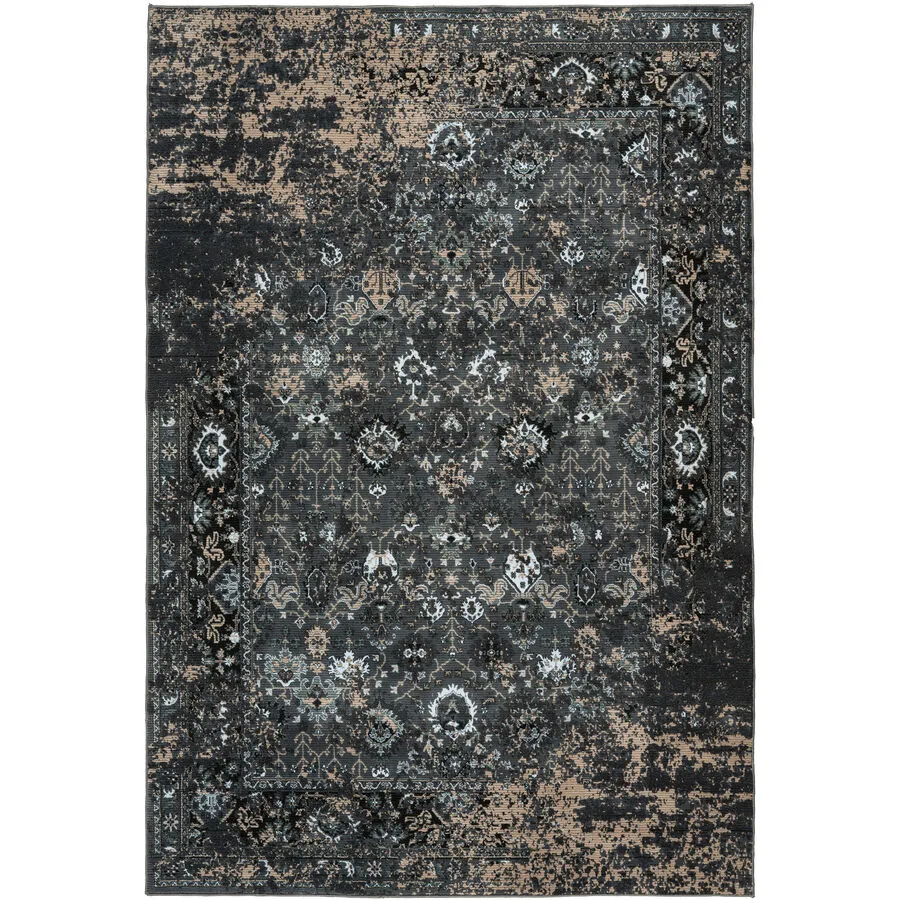 Teppich Greta grau Anderes Muster Polypropylen 80 x 150 cm