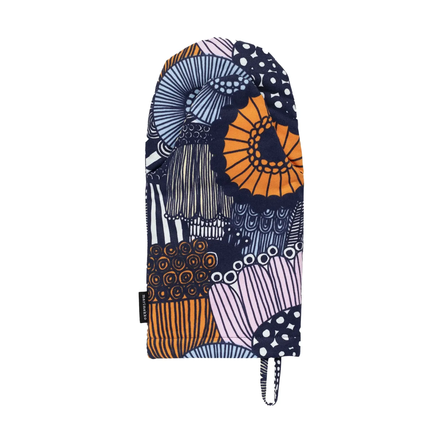 Marimekko Pieni Siirtolapuutarha Ofenhandschuh White-yellow-orange-light blue