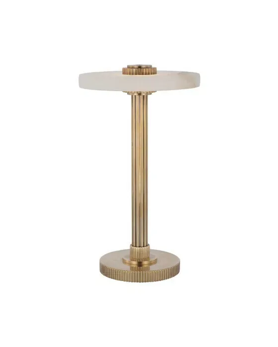 Aran genopladelig bordlampe antik messing