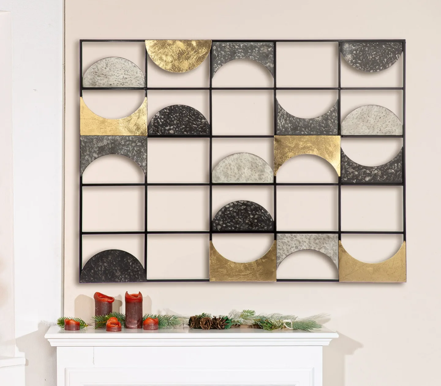 Gilde Bild Glame, Anthrazit H: 120 cm | Schubiger Möbel