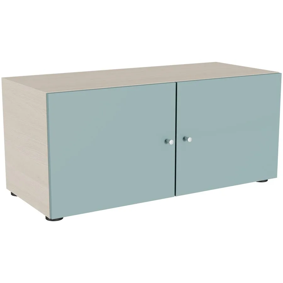 Kommode Window grüngrau Holzwerkstoff B 81 H 38 cm - Möbel Konfigurator: Traummöbel individuell zusammenstellen - Schweizer Möbelhersteller