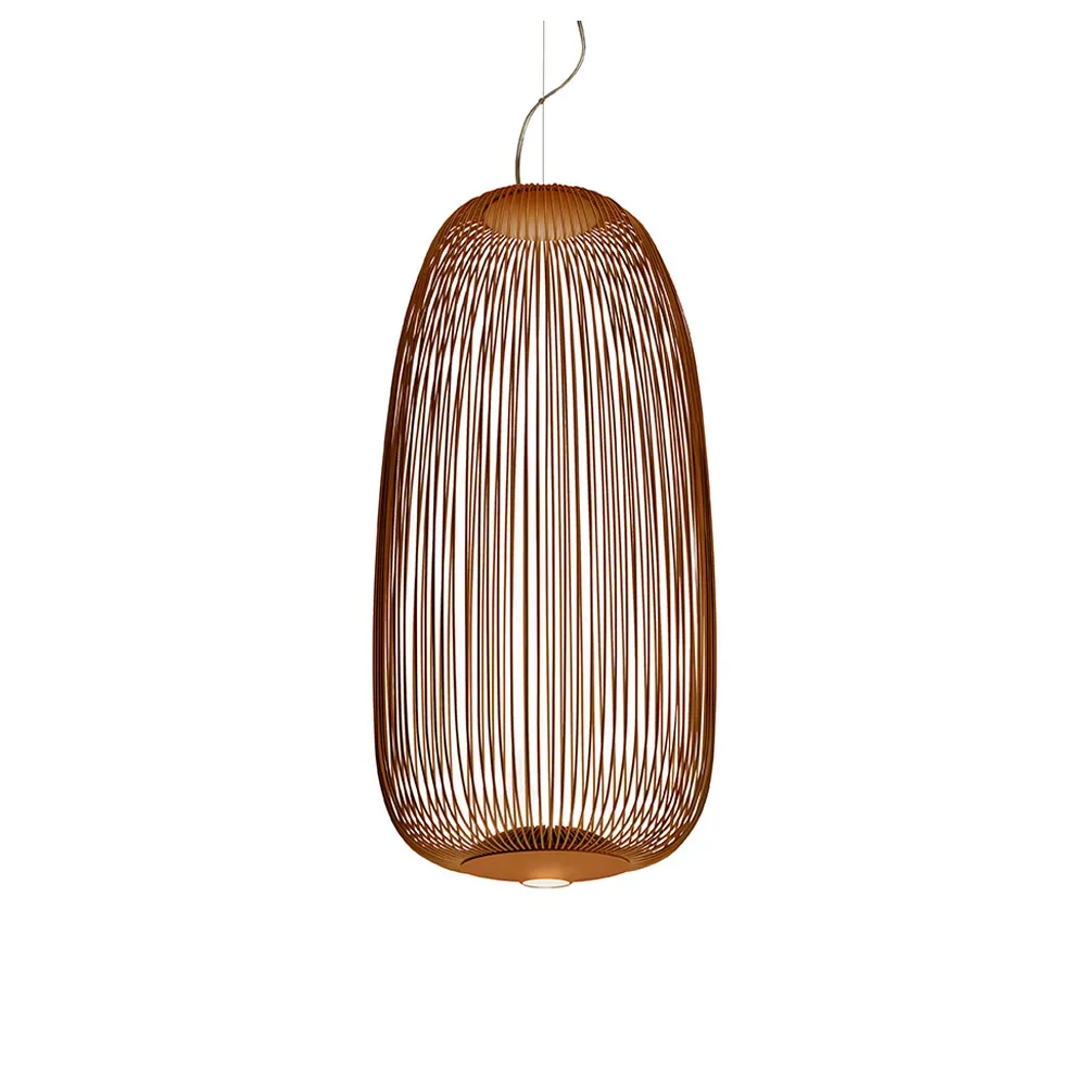 Foscarini Spokes 1 Dimbar pendel kopparfärgad