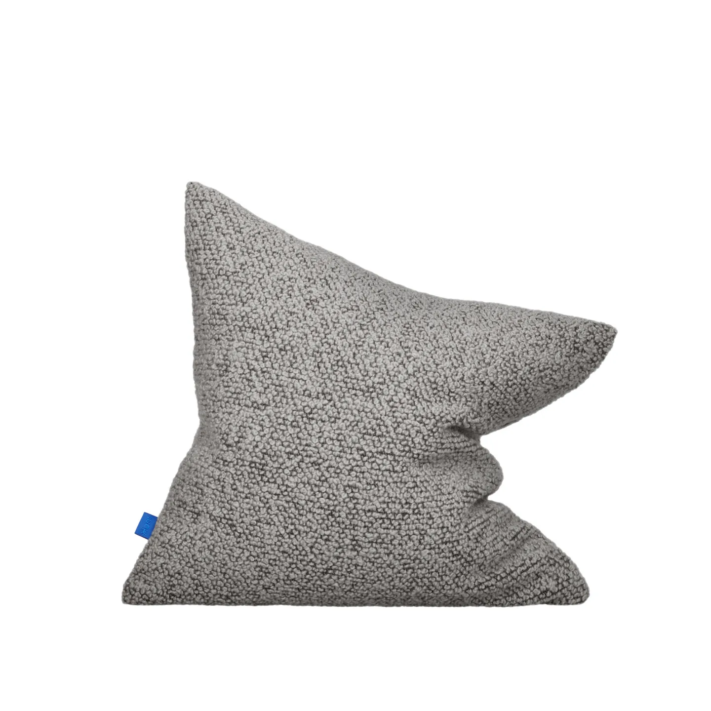 HEM - Chunky Bouclé Cushion Medium Pebble - Prydnadskuddar och kuddfodral - Grå - Dun/Syntetiskt/Ull
