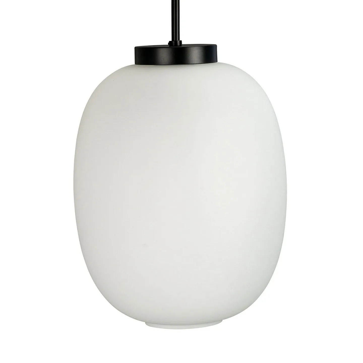 DL39 Pendelleuchte Opal/Black - Dyberg Larsen - Wohnzimmer - Glas - Einflammig