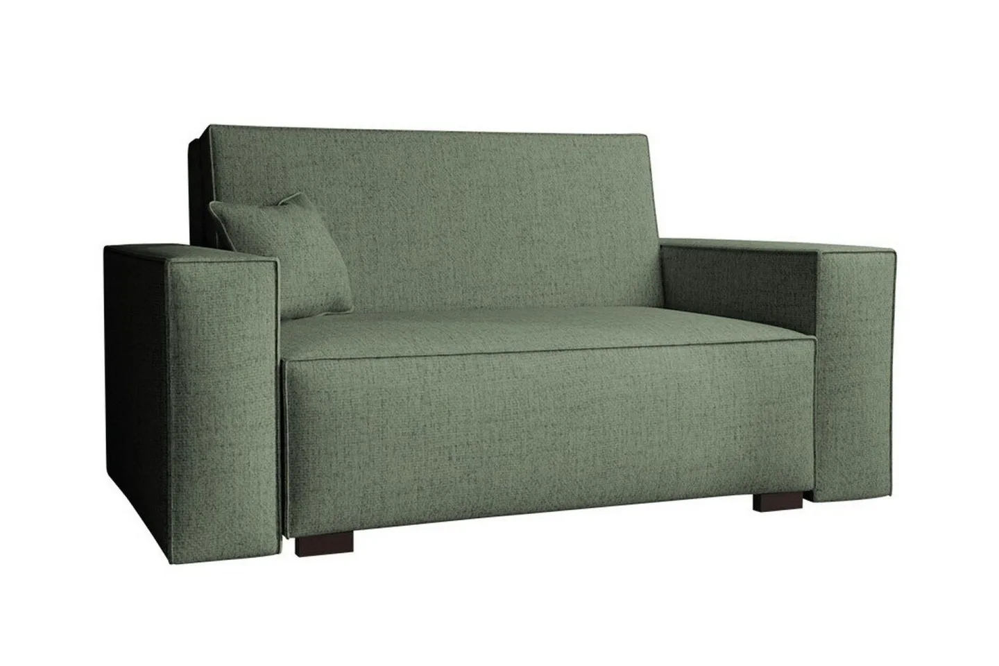 Denegal 2-sits liten bäddsoffa i Tyg - Grön