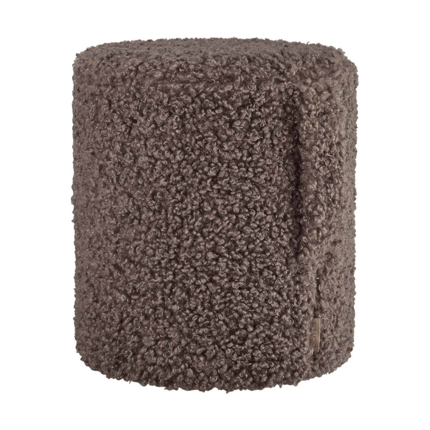 blomus Teddy sittpuff Espresso (mörkbrun), Ø35x40 cm