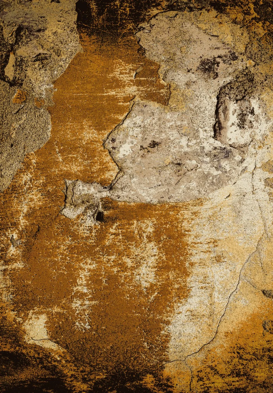 Wilton-teppe - Olivera (brun) (Størrelse: 290 x 390 cm)