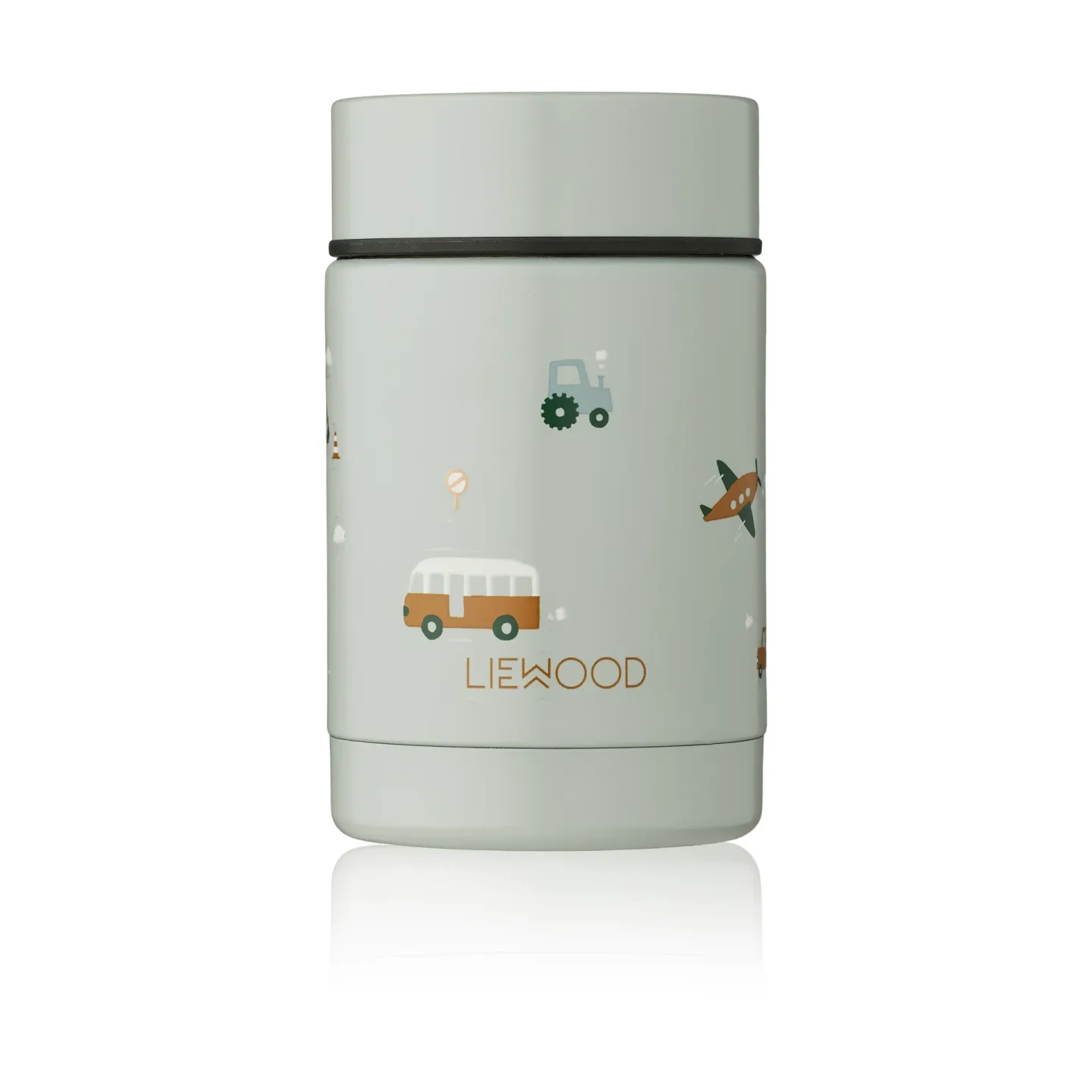 Liewood Nadja Thermobehälter 0,25 L Vehicles-dove blue mix