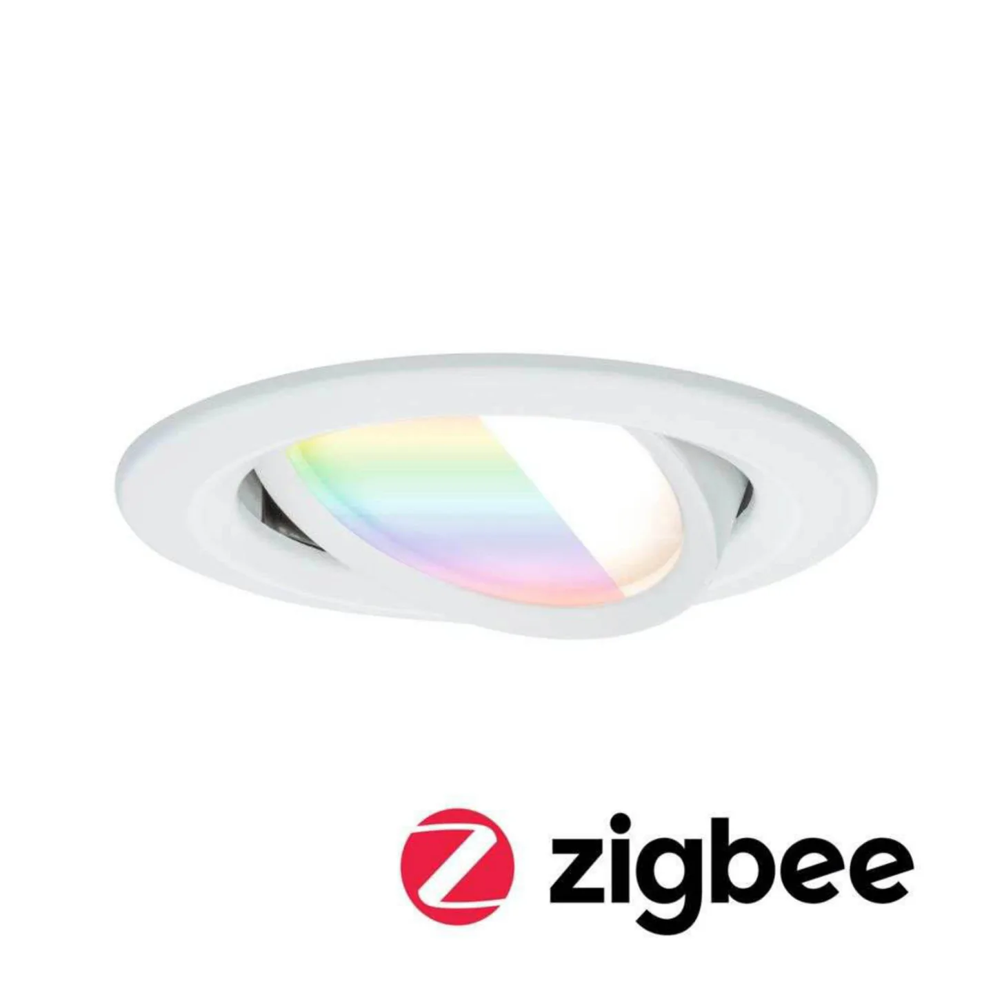 Nova Coin Smart LED-innbyggingslampe hvit Ø 8,4 cm RGBW - Paulmann - Stue - Aluminium