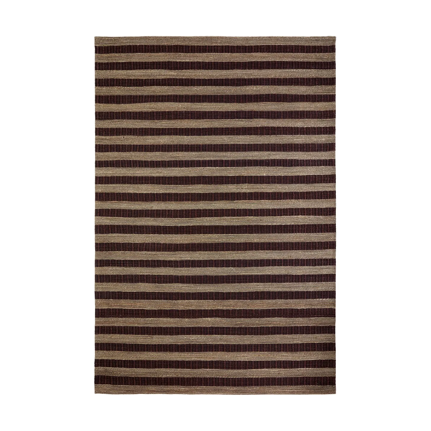 House Doctor Block Teppich braun-natur 200×300 cm