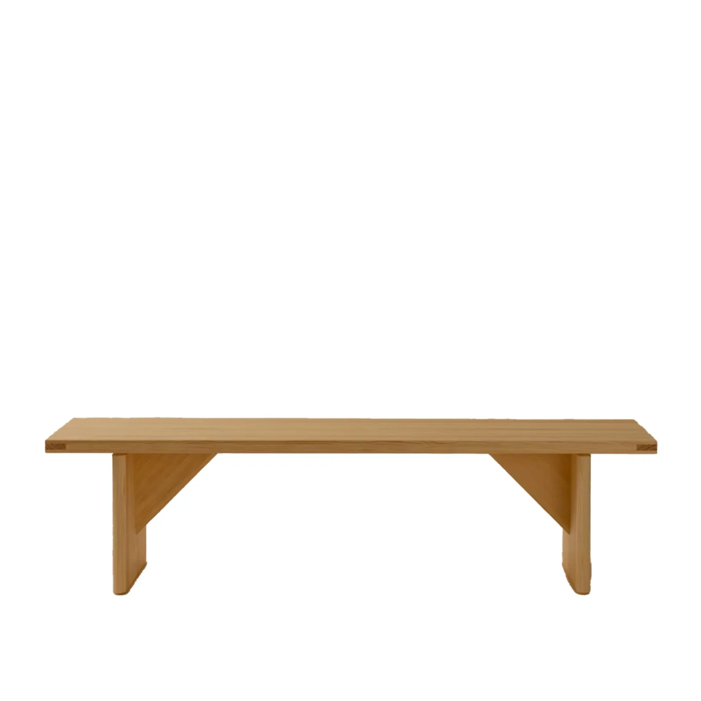 Vaarnii - 012 Kolmio Bench 227 - TV-bänkar - Cecilie Manz - Träfärgad - Trä
