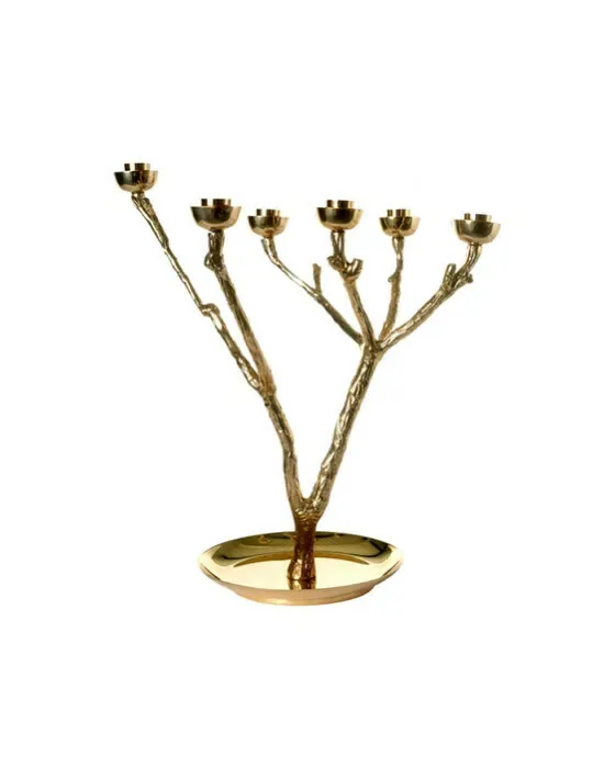 Twiggy ljusstake guld s