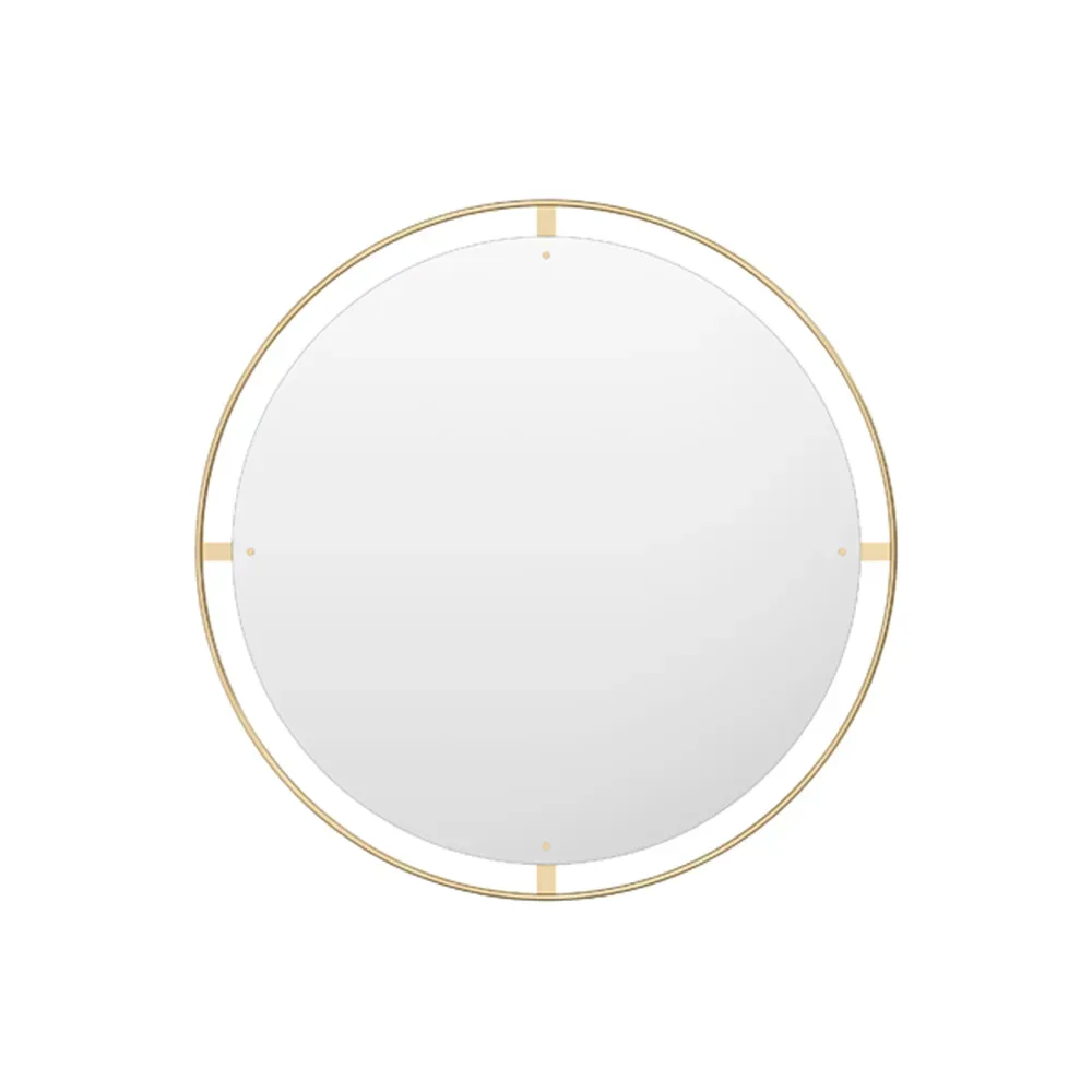Audo Copenhagen Nimbus spegel polished brass, ø110