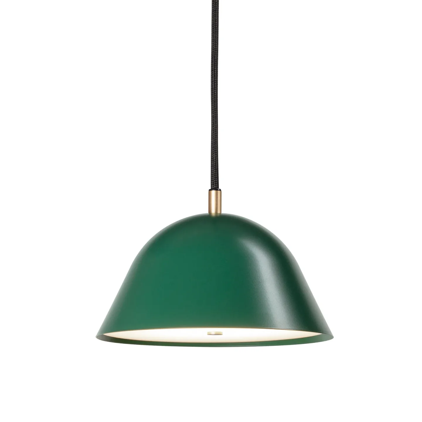 Örsjö Belysning Streck Pendelleuchte small 11x21 cm Tannengrün RAL 6028