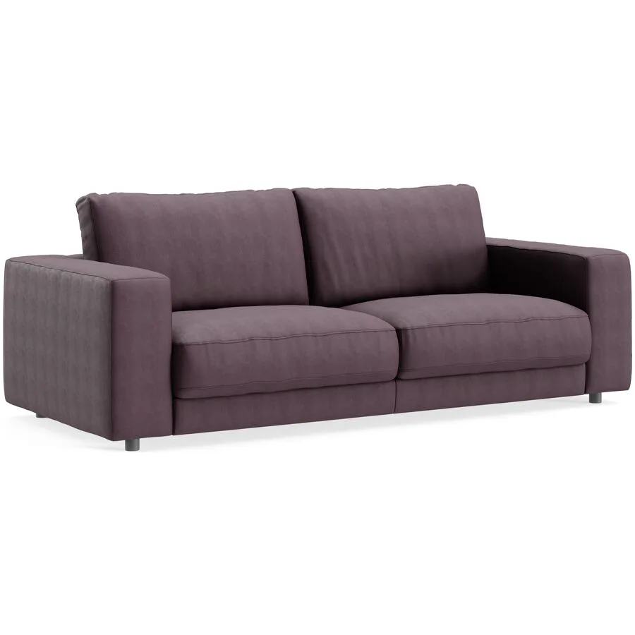 Sofa Ava Bezug: 100% Polyester purple B 230 T 107 cm - Möbel Konfigurator: Traummöbel individuell zusammenstellen