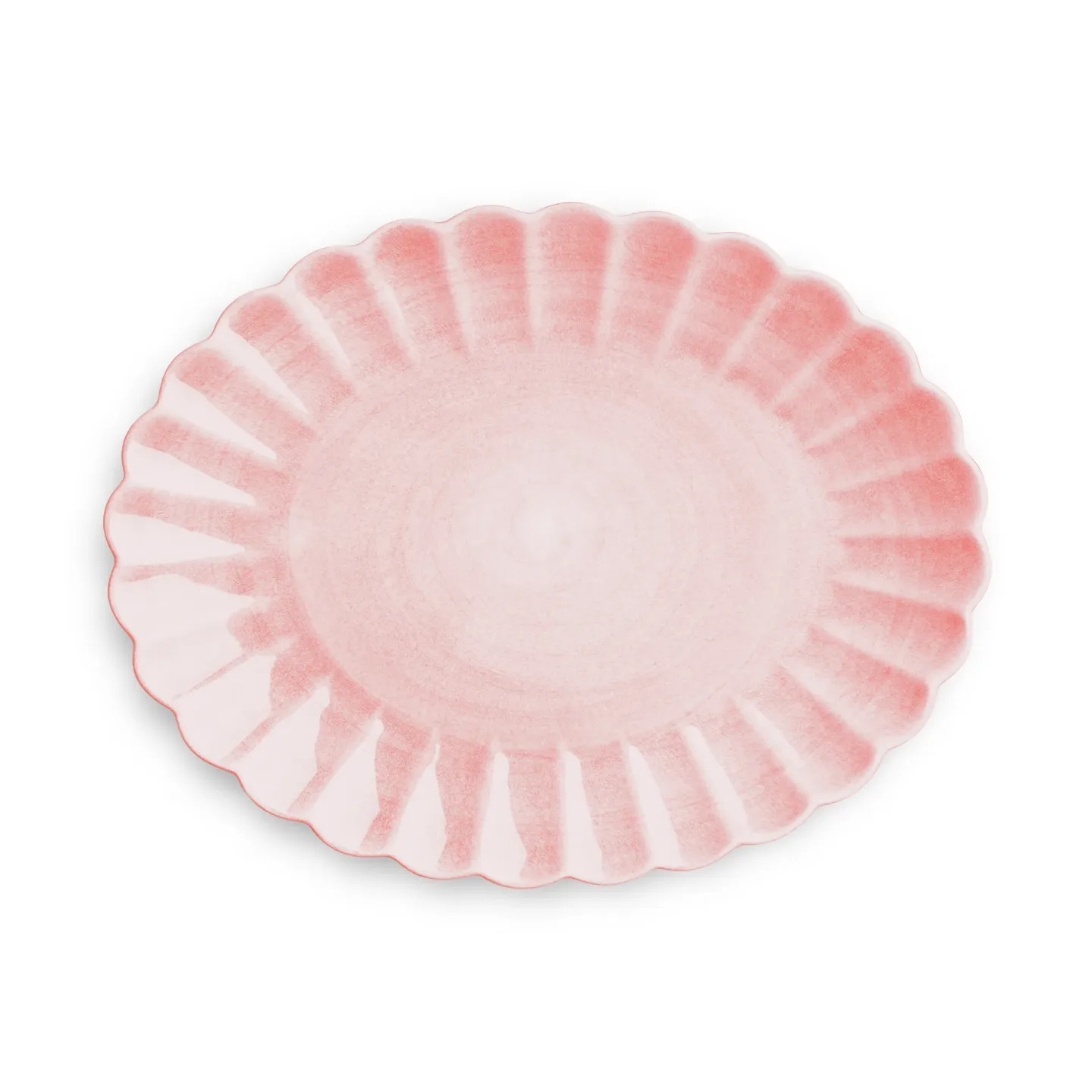 Mateus Oyster Teller 30 x 35cm Hellrosa