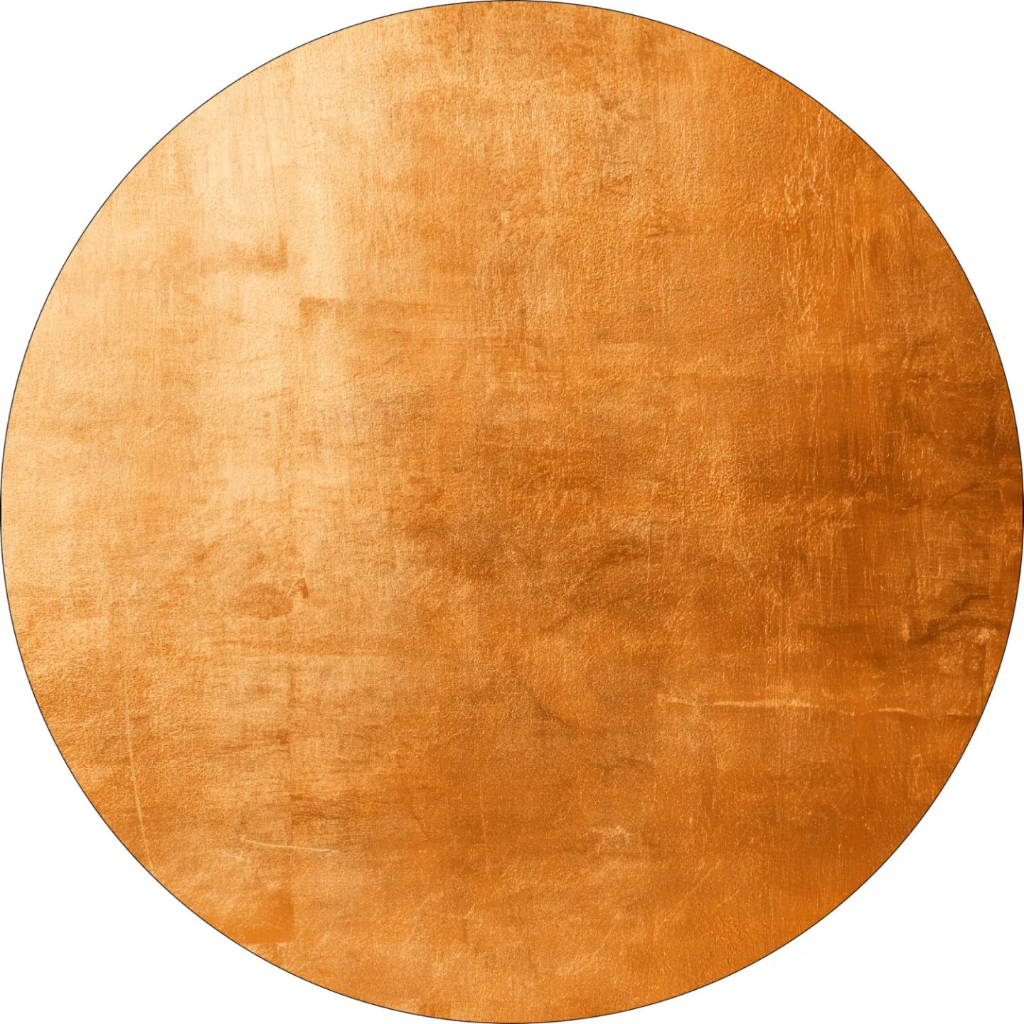 Rundt teppe - Artena (oransje) (Størrelse: Ø 160 cm)