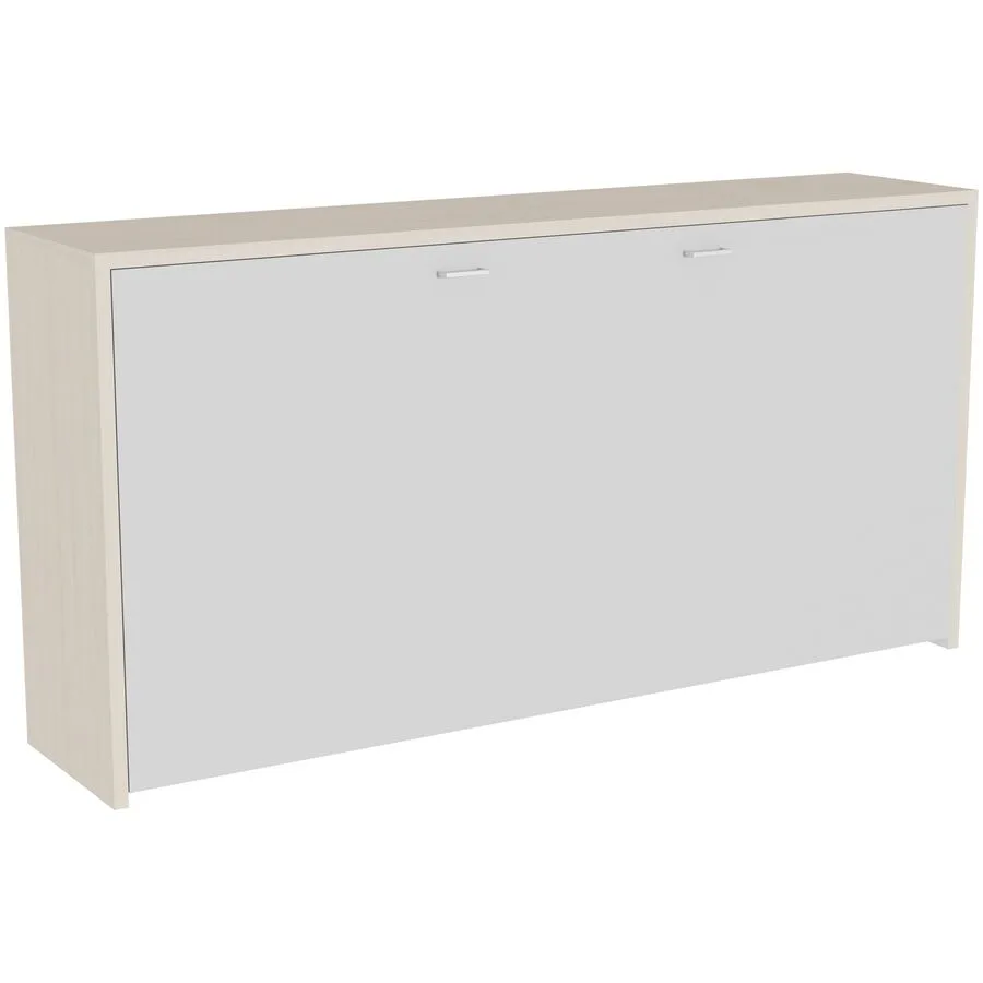 Klappbett Window eiche, grau Holzwerkstoff 90 x 200 cm - Möbel Konfigurator: Traummöbel individuell zusammenstellen